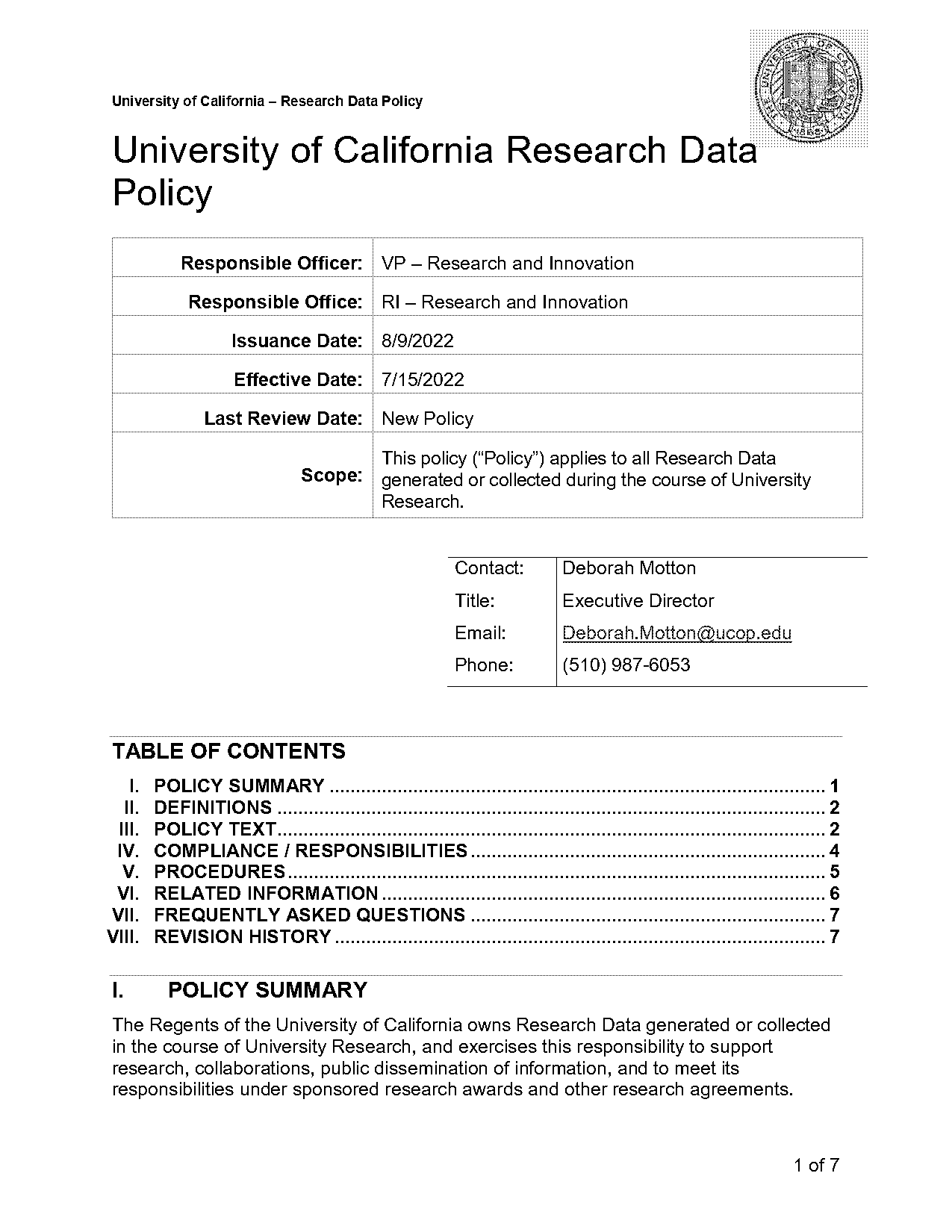 university of california travel policy